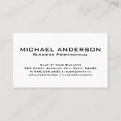 Logo onroerend goed | Goud metaal Visitekaartje (Achterkant)