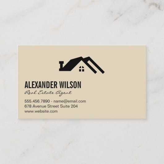 Logo onroerend goed | Huisdieren Visitekaartje (Achterkant)