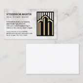 Logo onroerend goed | Marmer Visitekaartje (Voorkant / Achterkant)