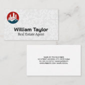 Logo onroerend goed | Ondernemingen Visitekaartje (Voorkant / Achterkant)