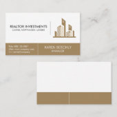 Logo onroerend goed visitekaartje (Voorkant / Achterkant)