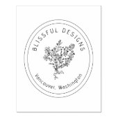 Logo  ontwerp Bloemenwinkel Business Rubberstempel (Afrduk)