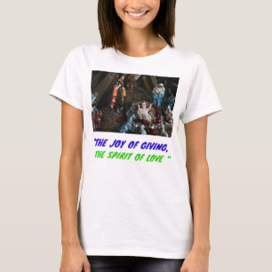Logo-ontwerp voor kerst T-shirts voor dames