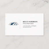 Logo onwonende huizen vastgoed visitekaartje (Voorkant)