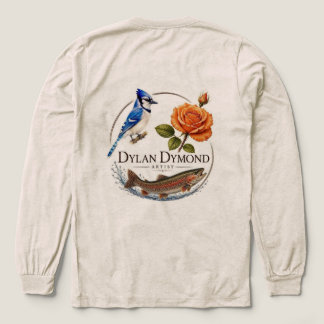 Logo op achterkant Tri-Blend shirt