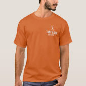 Logo op borstzak Staf Rug T-shirt (Voorkant)