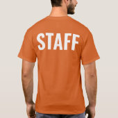Logo op borstzak Staf Rug T-shirt (Achterkant)