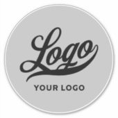 Logo op de Vinylcirkel Skateboard Business Bumper  Sticker (Voorkant)