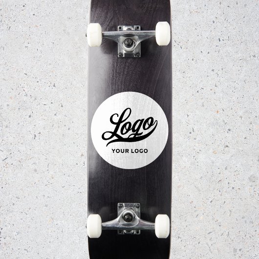 Logo op de Vinylcirkel Skateboard Business Bumper  Sticker