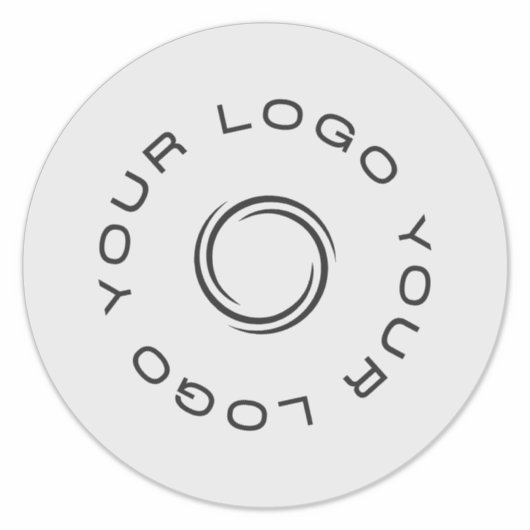 Logo op het venster Zakelijke bumper voor vinylcir Sticker (Voorkant)