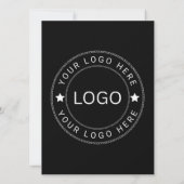Logo op maat Flat Card (Achterkant)