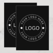 Logo op maat Flat Card (Voorkant / Achterkant)