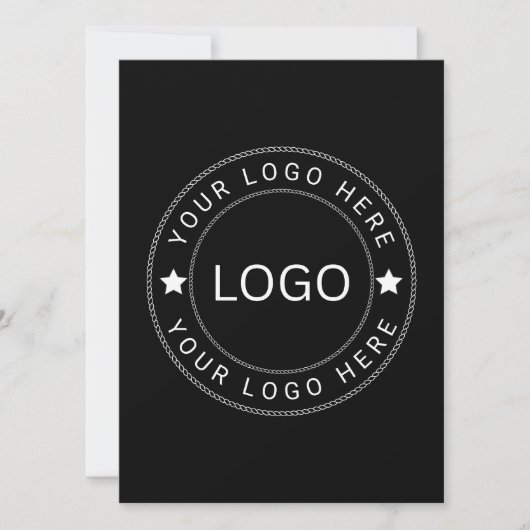 Logo op maat Flat Card (Voorkant)
