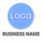 (Logo Op Maat Met Bedrijfsnaam) Koffer Sticker (Voorkant)