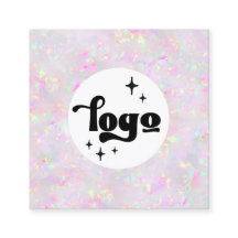 logo op pastelaal opal mineraal visitekaartje