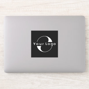 Logo op Vinyl square Business Company Laptop Black Sticker