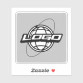 Logo op Vinyl Square Company Business Helmet Sticker (Vel)