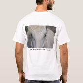 Logo op voorzijde met foto van Knight op achterzij T-shirt (Achterkant)