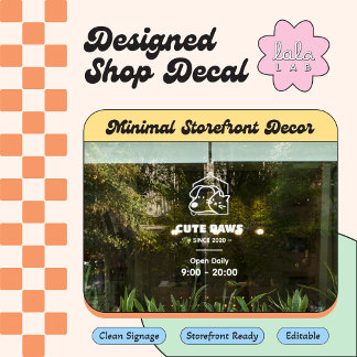 Logo & Openingstijden van Cute Vet Pet Shop Ruiter Raamsticker