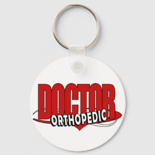 LOGO ORTHOPEDIC DOCTOR BIG RED LETTERS SLEUTELHANGER