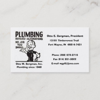 Logo, Otto E. Bergman Visitekaartje