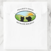 Logo Ovale Sticker (Tas)