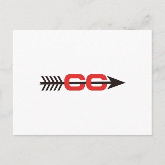 Logo over land briefkaart (Voorkant)