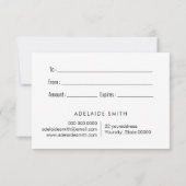 logo pastel faux glitter gift (Achterkant)