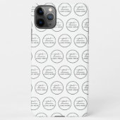 Logo Patroon eenvoudige Logo iPhone Case iPhone Hoesje (Achterkant)