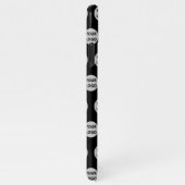 Logo Patroon eenvoudige Logo zwart iPhone Hoesje (Rechterkant)