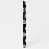 Logo Patroon eenvoudige Logo zwart iPhone Hoesje (Linkerkant)