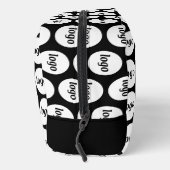 Logo Patroon Promotie Zakelijk Zwart Toilettasje (Rechts)