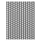 Logo Patroon Zakelijk Promotie Branding Zwart Tafelkleed (Voorkant)