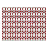 Logo Pattern Business Branding Bourgogne Rood Tafelkleed (Voorkant (Horizontaal))