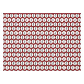 Logo Pattern Business Branding Bourgogne Rood Tafelkleed (Voorkant (Horizontaal))