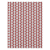 Logo Pattern Business Branding Bourgogne Rood Tafelkleed (Voorkant)