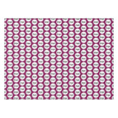 Logo Pattern Business Branding Cherry Pink Tafelkleed (Voorkant (Horizontaal))
