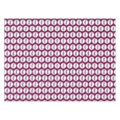 Logo Pattern Business Branding Cherry Pink Tafelkleed (Voorkant (Horizontaal))