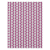 Logo Pattern Business Branding Cherry Pink Tafelkleed (Voorkant)