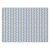 Logo Pattern Business Branding Dusty Blue Tafelkleed (Voorkant (Horizontaal))