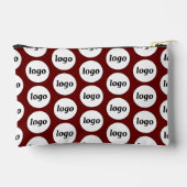 Logo Pattern Business Promotionele Bourgogne Rood Etui (Achterkant)