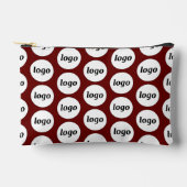 Logo Pattern Business Promotionele Bourgogne Rood Etui (Voorkant)