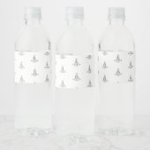 Logo Pattern Church Water Label Waterfles Etiket (Flessen)