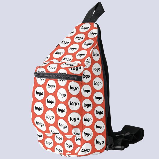 Logo Pattern Zakelijk Promotionele Branding Sinaas Sling Bag