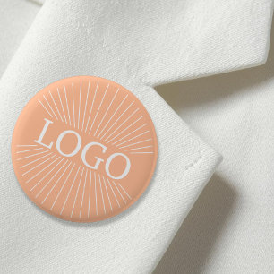 LOGO Peach Company Branding Ronde Button 5,7 Cm