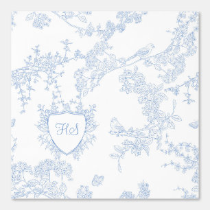 Logo personaliseren Aangepaste Monogram Chinoiseri Behang