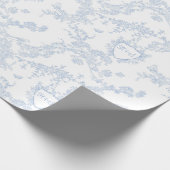 Logo personaliseren Aangepaste Monogram Chinoiseri Cadeaupapier (Hoek)