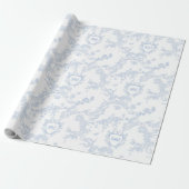 Logo personaliseren Aangepaste Monogram Chinoiseri Cadeaupapier (Uitgerold)