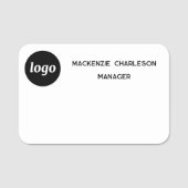 Logo Personeel Bezet Magnetisch of Speld Droog Uit Naamplaatje (Voorkant)