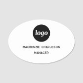 Logo Personeel Medewerkers Magnetisch of Speld Naa Naamplaatje (Voorkant)